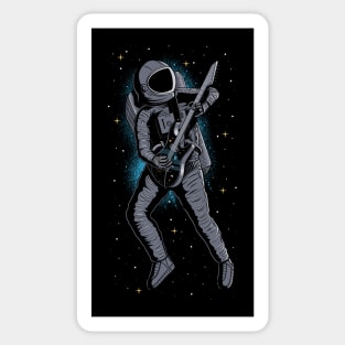 Guitar Solo - Astronaut Musician Sticker